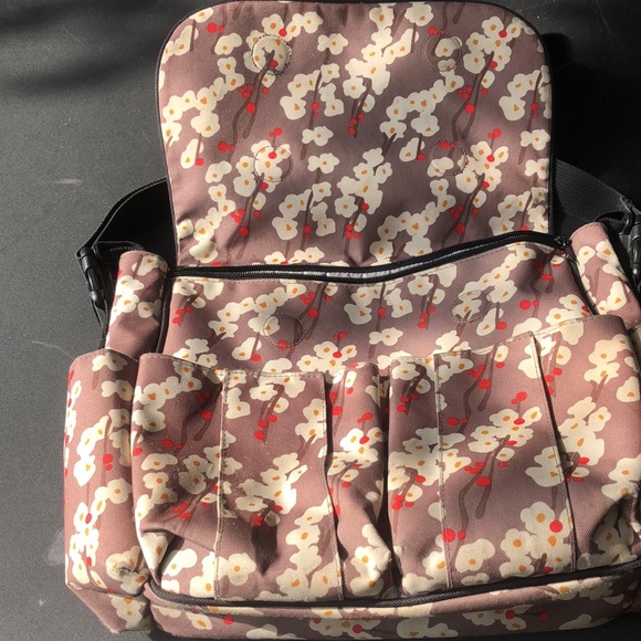 SKIP * HOP. Diaper Bag. Asian floral - Picture 4 of 11